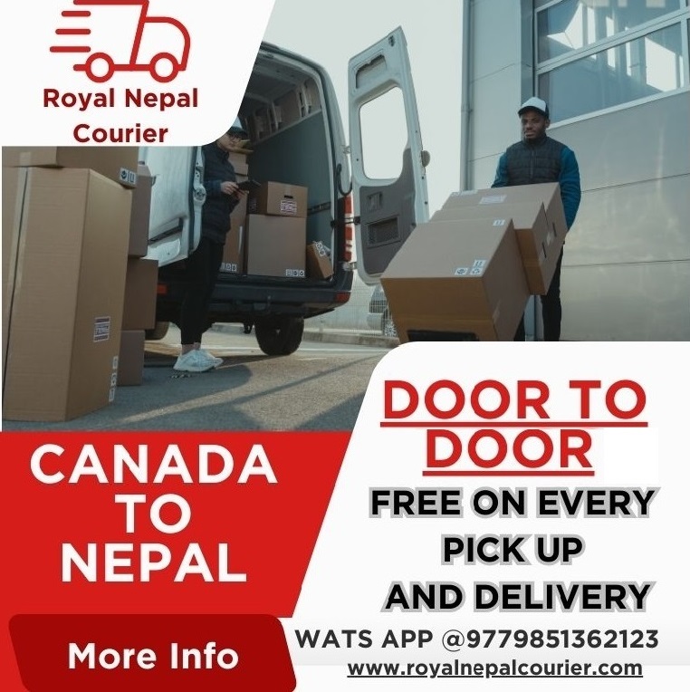 COURIER FROM CANADA TO NEPAL